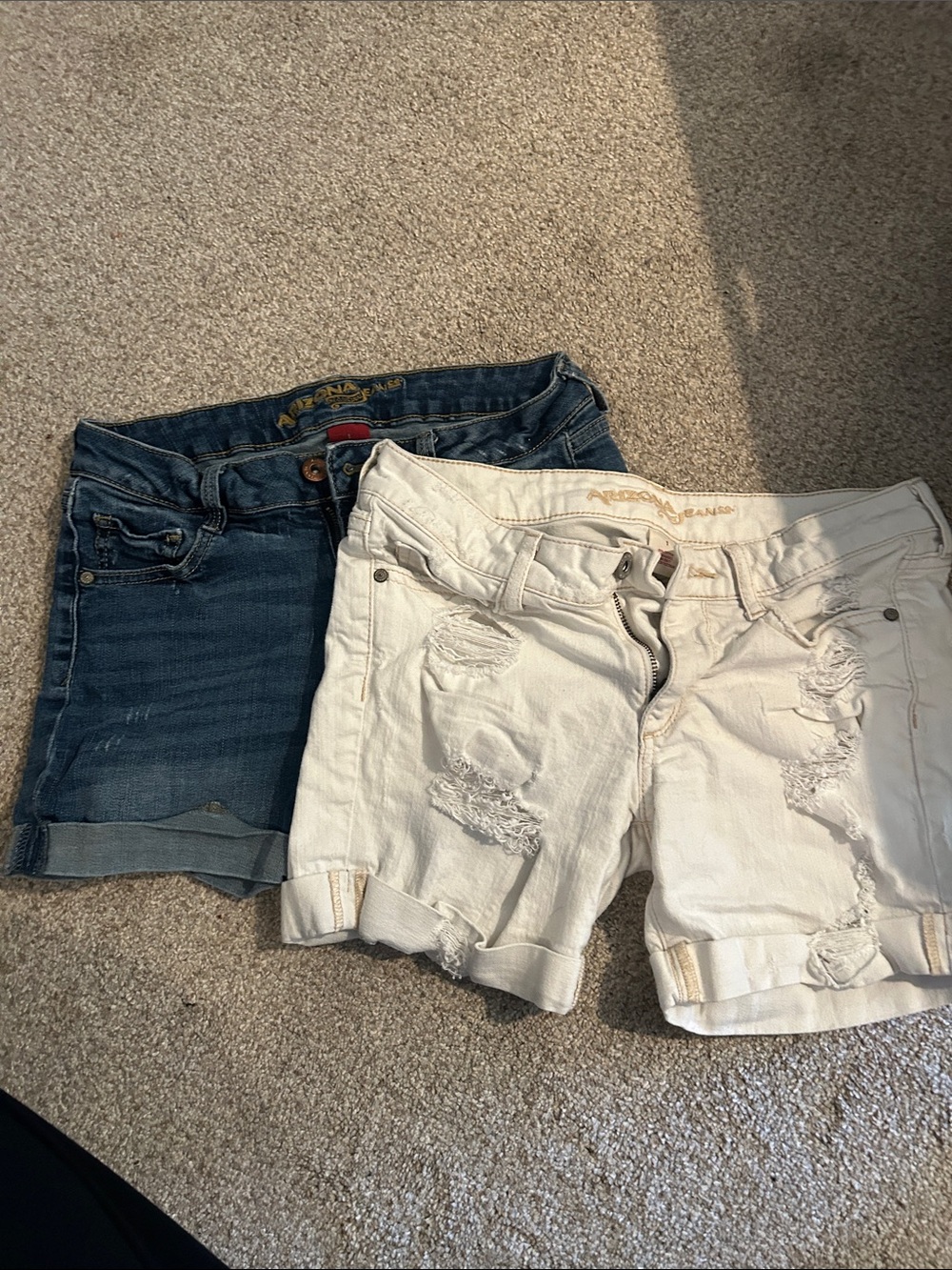 Arizona Jean Company Cuffed Denim Shorts
